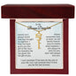 To My Bonus Daughter Graduation Necklace.