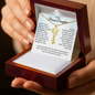 To My Bonus Daughter Graduation Necklace.