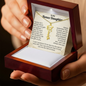 To My Bonus Daughter Personalized Graduation Cap Name Necklace.