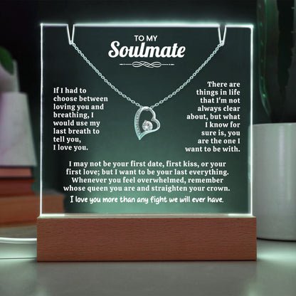 To My Soulmate Keepsake Acrylic Bundle.